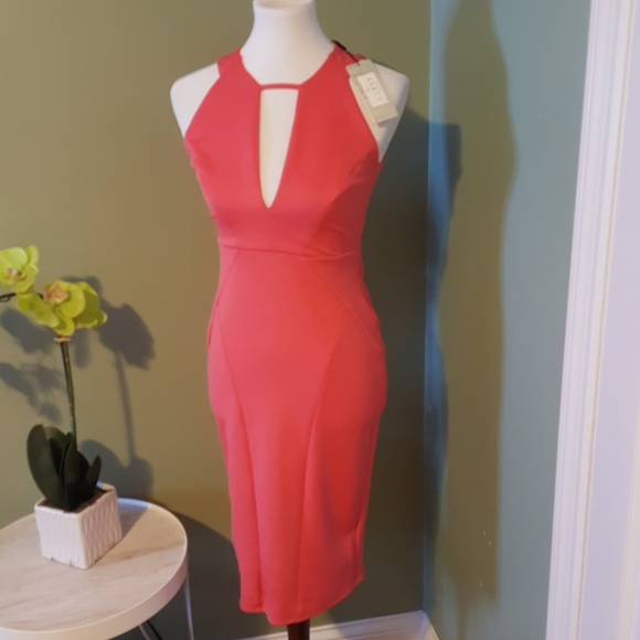 ASOS Lipsy Keyhole Front Bodycon Dress - Picture 5 of 8